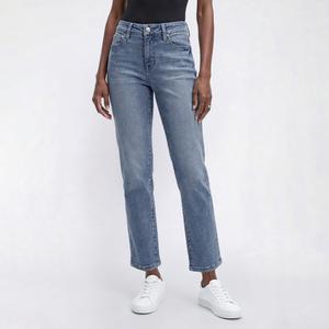 Womens Royalty Cropped Slim Straight Leg Jeans